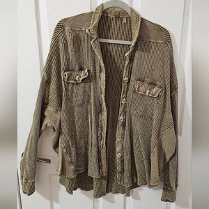 FP Movement by Free People Tan Cardigan